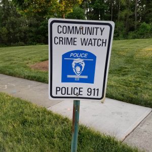 Neighborhood watch sign